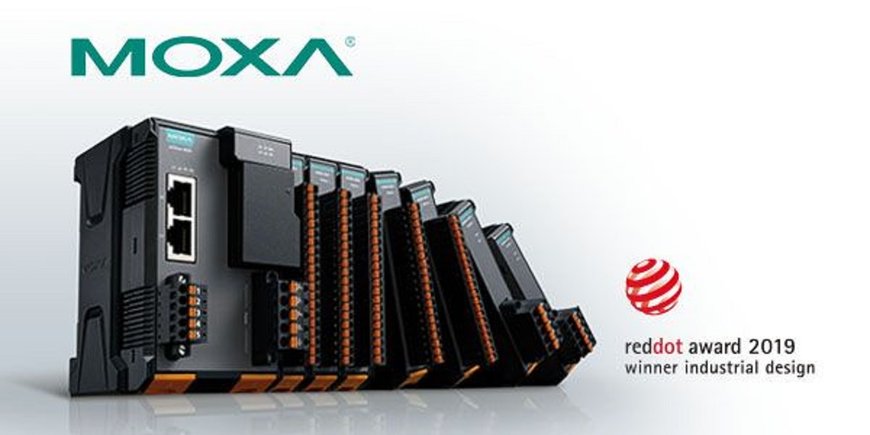 Moxas ioThinx 4500-serie med kontroll- och I/O-enheter vinner RedDot Award: Product Design 2019